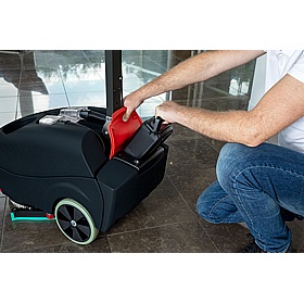 Numatic TTB1840NX-R Cordless Compact Battery Scrubber Dryer - Office Accessories