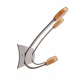 Woody Classic Wall Mounted Coat Hooks - Office Accessories