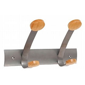 Woody Classic Wall Mounted Coat Hooks - Office Accessories
