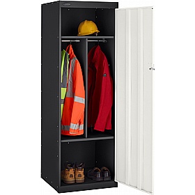 Stellar Probe Antibacterial 4 Compartment Crew Lockers with Cam Lock - Office Storage