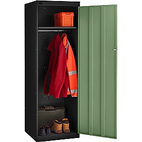 Stellar Probe Equinox Antibacterial 2 Compartment Crew Lockers with Cam Lock - Office Storage