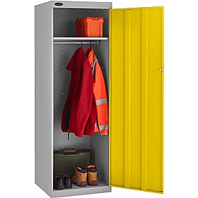 Stellar Probe Equinox Antibacterial 2 Compartment Crew Lockers with Hasp and Staple Lock