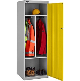 Stellar Probe Equinox Antibacterial 4 Compartment Crew Lockers with Hasp and Staple Lock