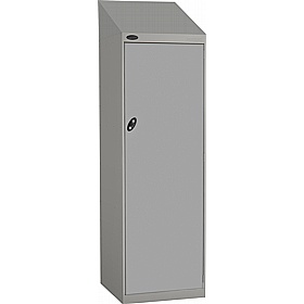 Stellar Probe Antibacterial Sloping Top 4 Compartment Crew Lockers with Cam Lock - Office Storage