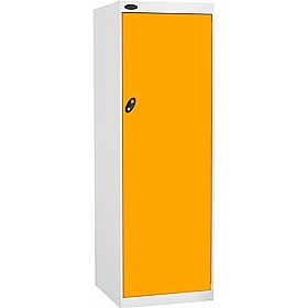 Stellar Probe Antibacterial Sloping Top 4 Compartment Crew Lockers with Cam Lock - Office Storage