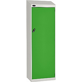 Stellar Probe Antibacterial Sloping Top Hi-Capacity Lockers with Hasp and Staple Lock - Office Storage