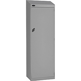 Stellar Probe Antibacterial Sloping Top Hi-Capacity Lockers with Hasp and Staple Lock - Office Storage