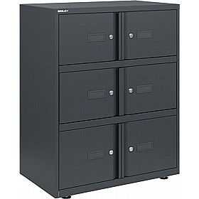 Bisley Essentials 6 Person Metal Office Lockers