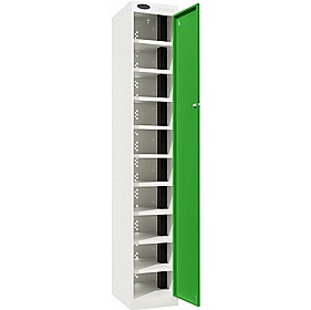 Stellar PowerBox Probe 10 Compartment Laptop and Tablet Charging Cupboard with Manual Combination Lock