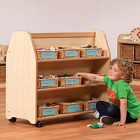Tidy Tots Mobile Angled Double Sided Trolley