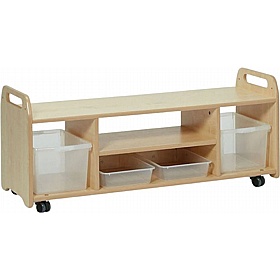 Arts and Design 4 Station Tall Storage Trolley
