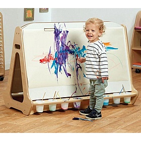 Arts and Design Double Sided 4 Station Easel