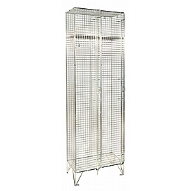 Ventra Economy Nest of 2 Wire Mesh Lockers