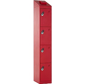 Stellar Probe AF-X Fire Suppression 4 Compartment Charging Lockers with Manual Combination Lock