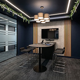 Delegates High Media Bulb Conference and Boardroom Tables