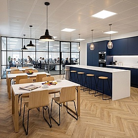 Tract Hoop Leg Rectangular Breakout and Meeting Tables