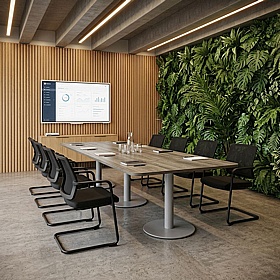 Delegates Curve Rectangular Breakout and Boardroom Tables