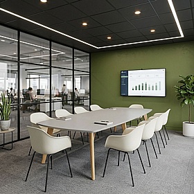 Tract XL Boat Shaped Breakout and Boardroom Tables