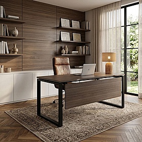 Apex Hoop Leg Rectangular Executive Desk