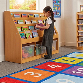 Milan Nursery and Library Tray Bookcases
