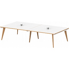 Oslo Volta Rectangular Boardroom Table With Power