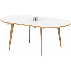 Oslo Volta Oval Boardroom Table With Power