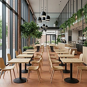 Step Square Breakout and Cafe Tables