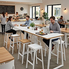 Arena A-Hoop Leg Poseur Dining Tables