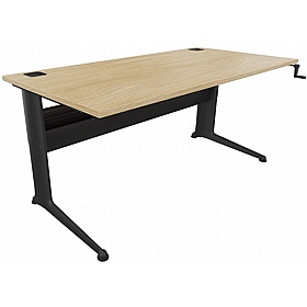 Kassini Crank Height Adjustable Rectangular Office Desks