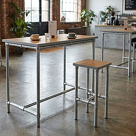 Scaffold Indoor Poseur Dining Tables