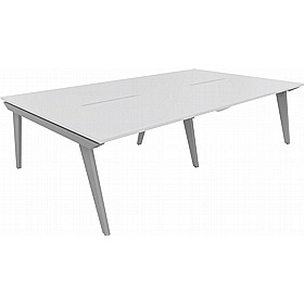 Tract Shades 4 Person Rectangular Back to Back Bench Desks