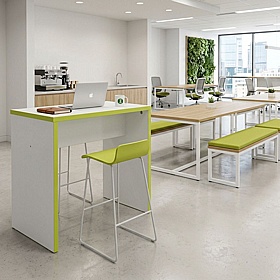 Forest Panel End Poseur Dining Tables