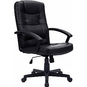 Darwin High Back Bonded Leather Executive Office Chair