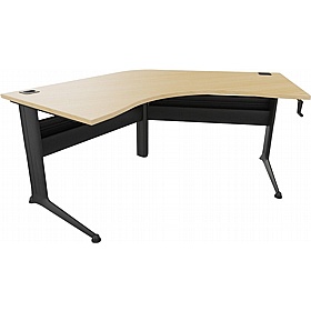 Kassini Crank Height Adjustable 120 Degree Segment Office Desks
