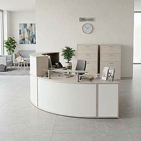 Crescent Duo Reception Desk