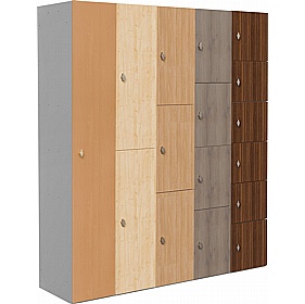 TimberBox Probe MFC Antibacterial Lockers with Hasp and Staple Lock