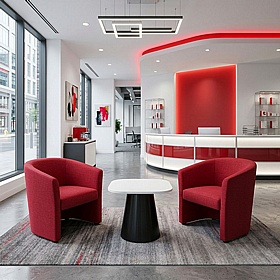 Node Curve Square Reception and Lounge Tables