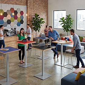 Mighty Square Meeting and Breakout Poseur Tables