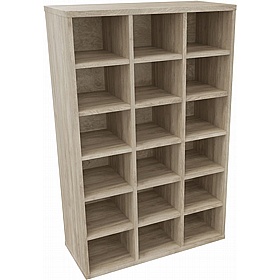 Unified Office 18 Compartment Freestanding Pigeonhole Units