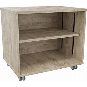 Unified Systems Mobile Desk High Office Open Storage