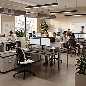 Humanscale Freedom Headrest Leather Task Chair