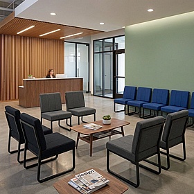 Ashbourne Reception and Waiting Room Skid Base Chairs
