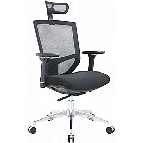 Eve 24/7 Ergonomic Mesh & Fabric Executive Office Chair
