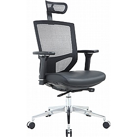 Eve 24/7 Ergonomic Mesh & Leather Executive Office Chair