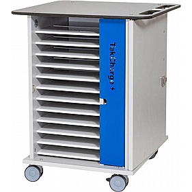 TekCharge 12 Device Laptop AC Charging and Storage Trolley