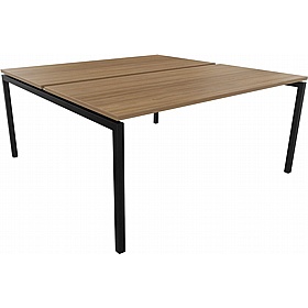 Atrex 2 Person Goalpost Rectangular Back to Back Bench Desks