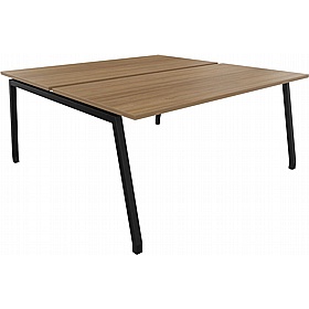 Atrex 2 Person A-Frame Rectangular Back to Back Bench Desks