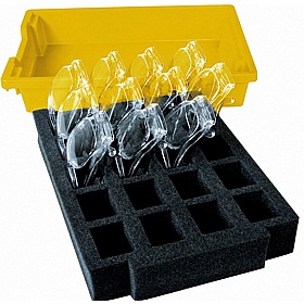 Gratnells 20 Glasses 60mm Foam Insert - Pack of 20