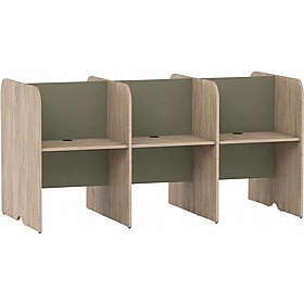 Modo Duo 6 Person Back to Back Study Focus Booths