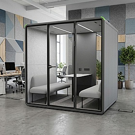 Zum Acoustic 4 Person Privacy Office Meeting Pod